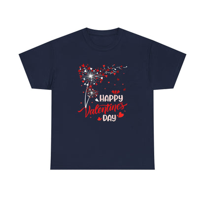 Valentines Day Dandelion Heart Tee, Love Gift T-Shirt, Women Girls Kids Shirt, Unisex T-shirt