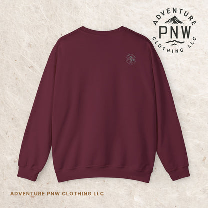 Retro Heart Valentine Sweatshirt –Adventure Gift for Her