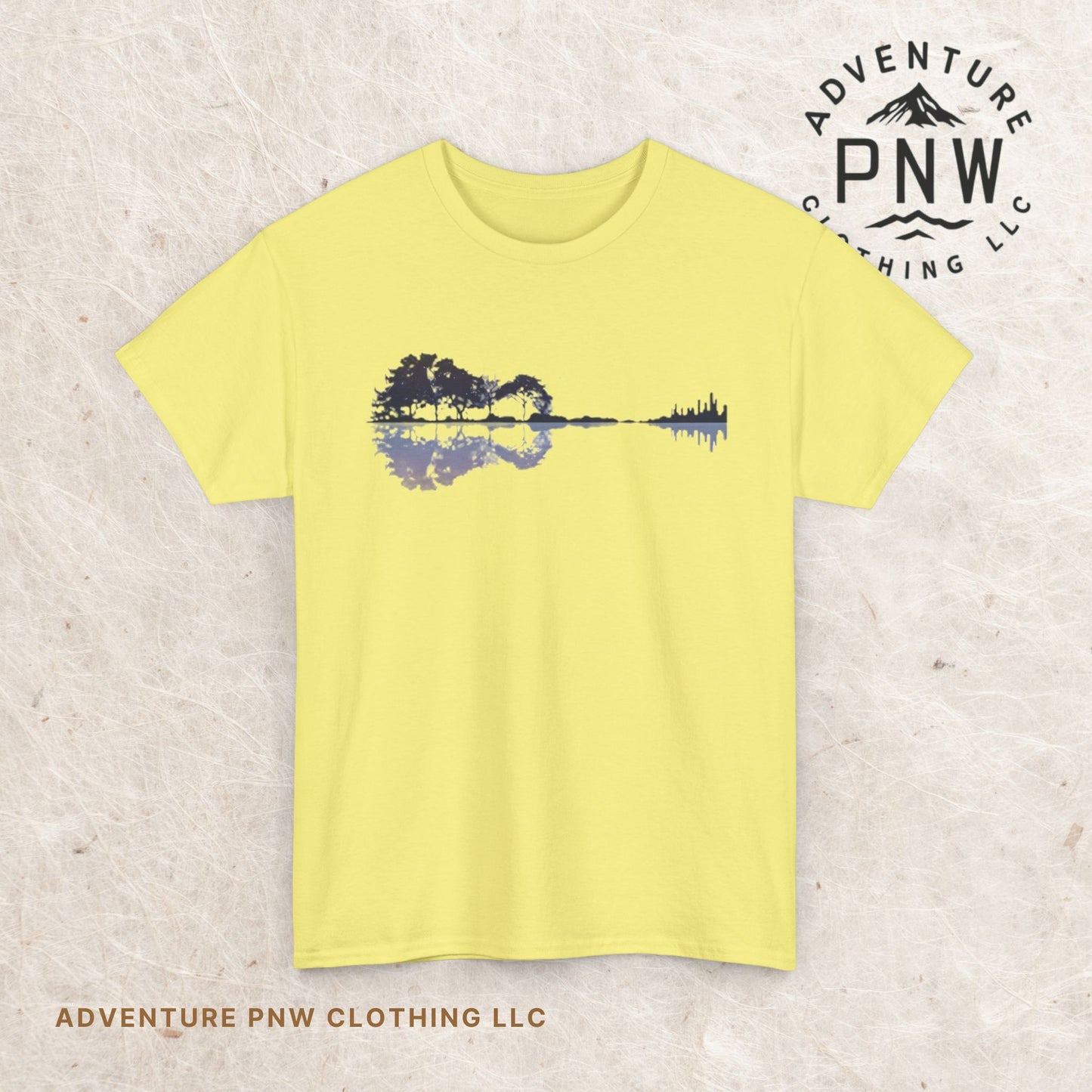 Nature Guitar Tee – Outdoors Adventure Shirt
