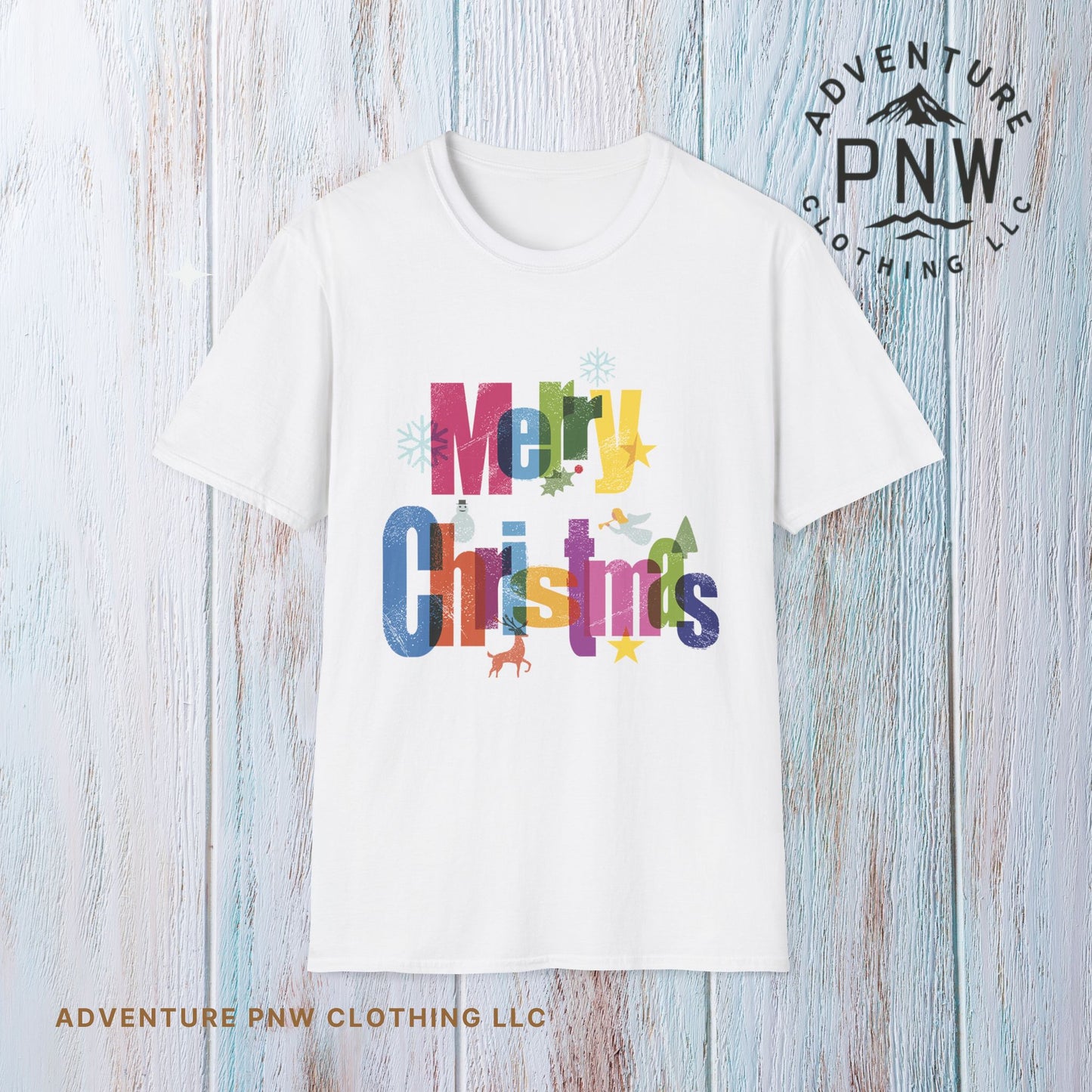 Christmas Unisex Softstyle T-Shirt | Christmas Adventure Design | Cozy & Stylish Holiday t-shirts