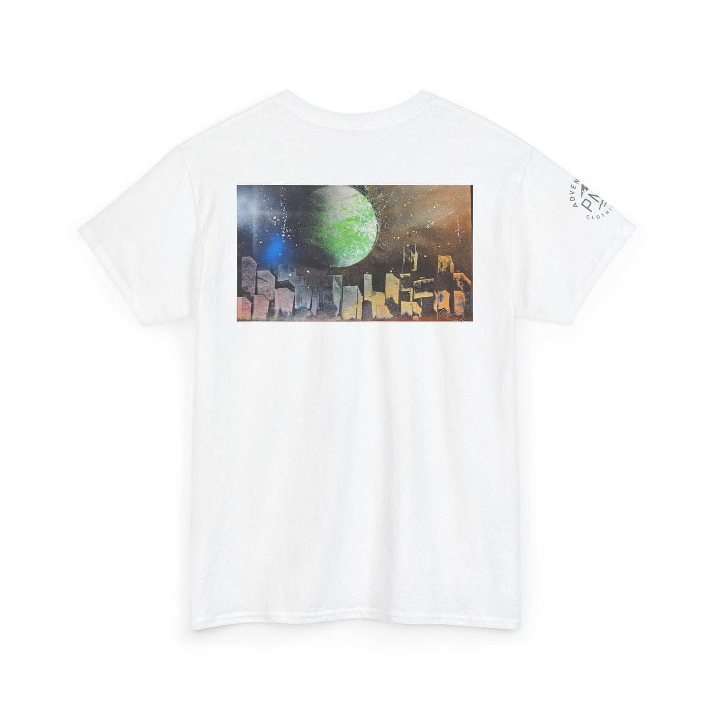 "Galaxy city" - spray paint