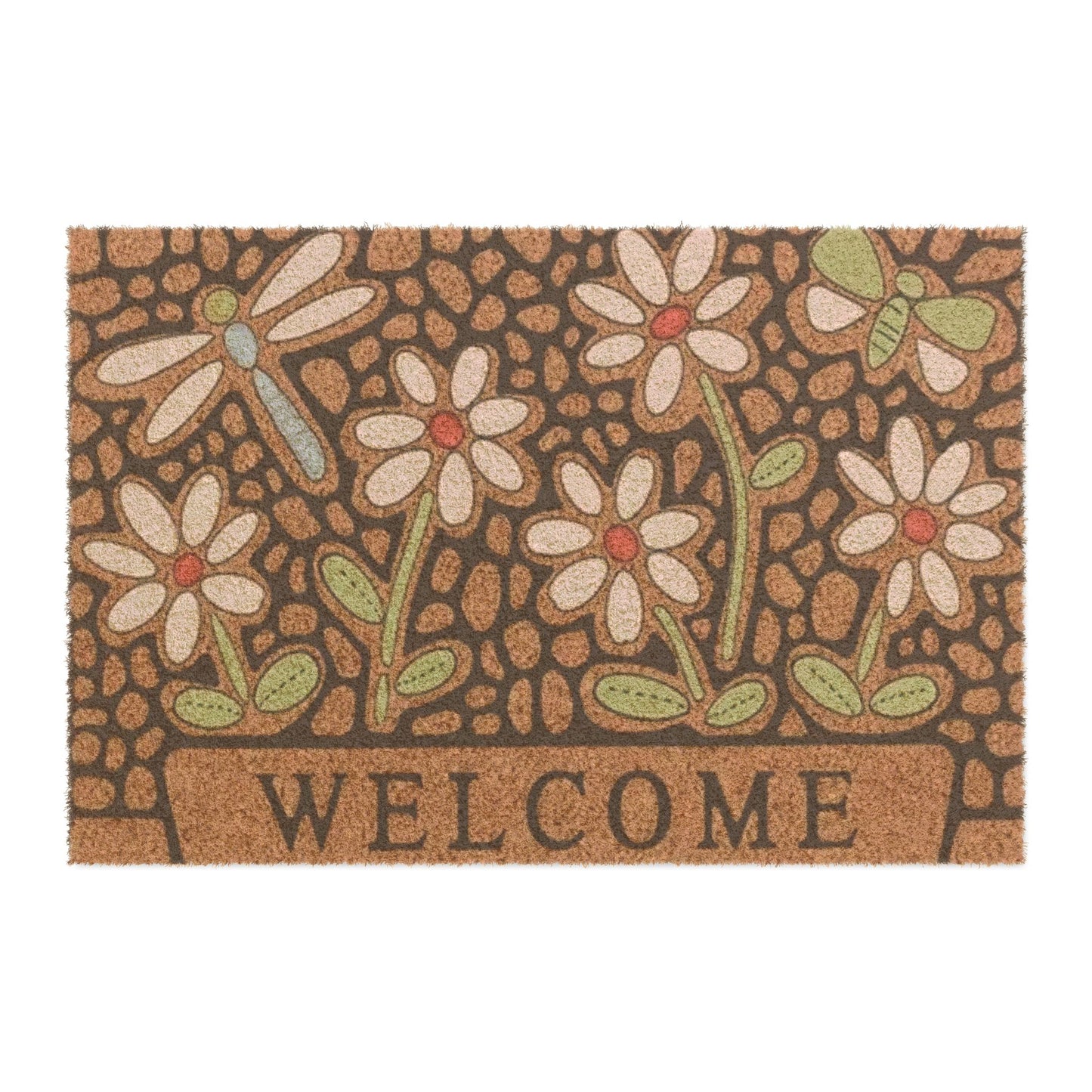 Adventure Garden Flowers Doormat – Nature Welcome Mat