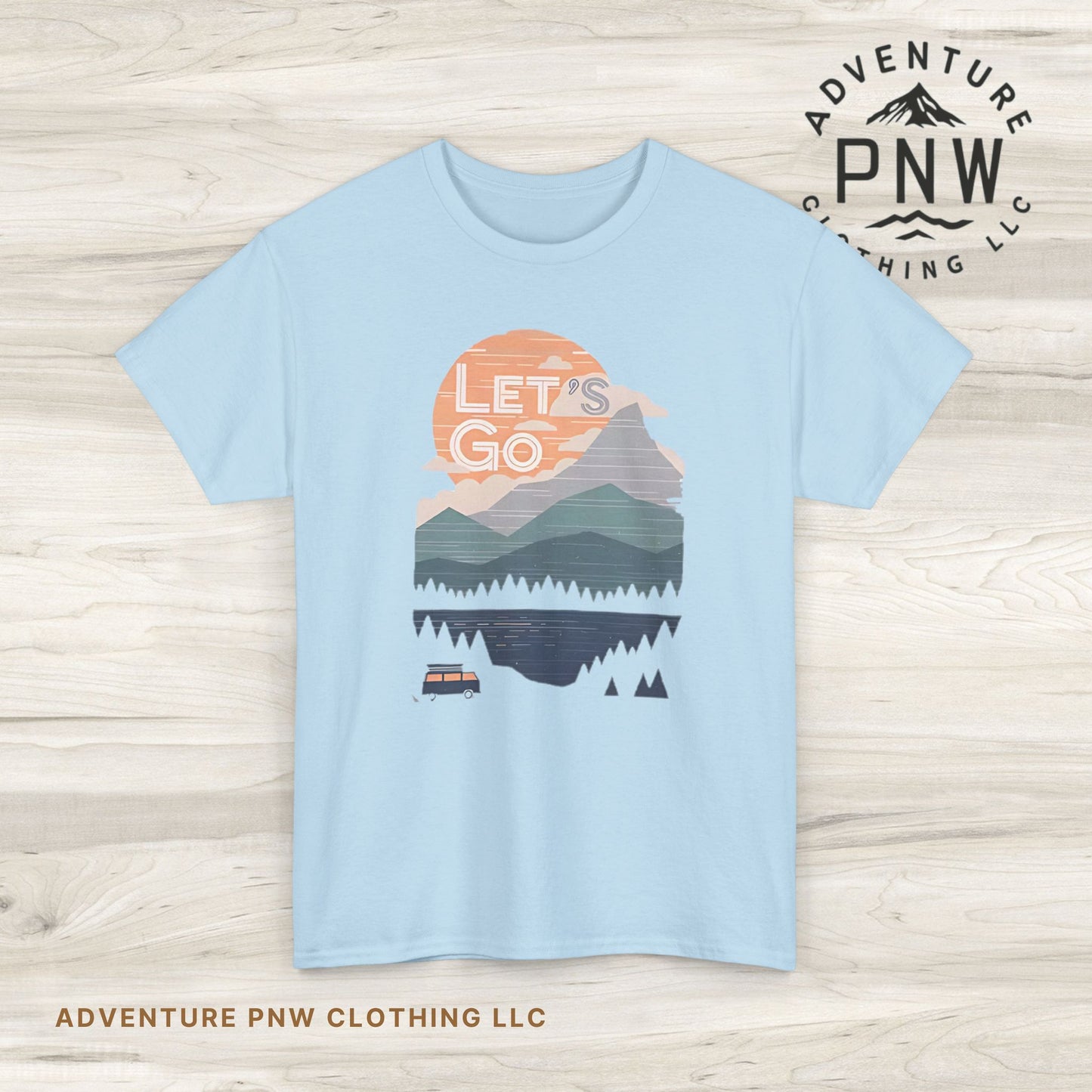 Mountain Graphic Tee – Glamping & Nature Adventure