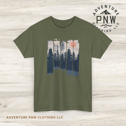 Forest Mountain Tee – Vintage Outdoor Adventure Shirt