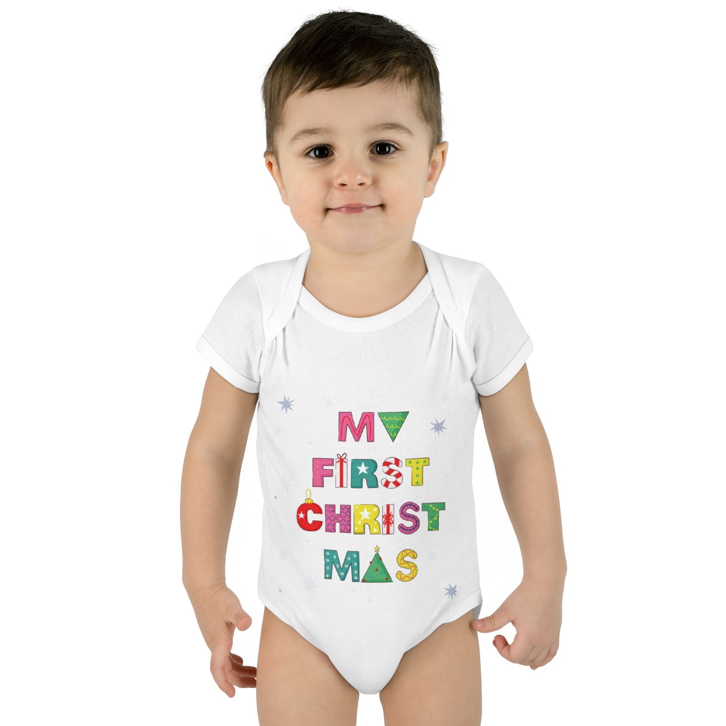 My First Christmas Baby Bodysuit –Adventure Festive Outfit