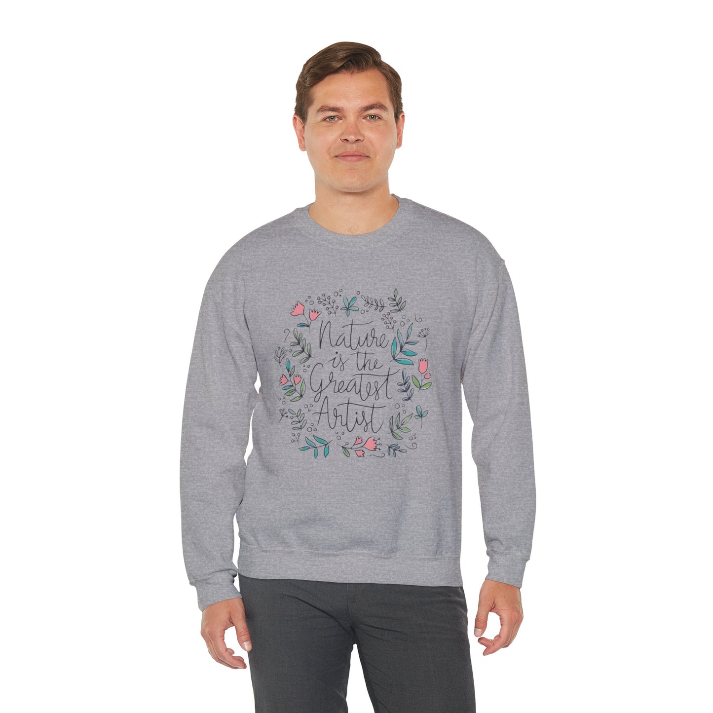 Adventure Nature’s Art Sweatshirt – Floral Valentine Gift