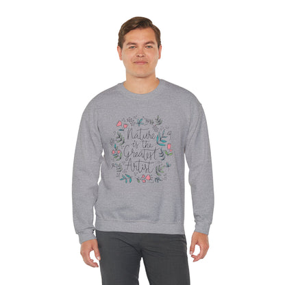 Adventure Nature’s Art Sweatshirt – Floral Valentine Gift