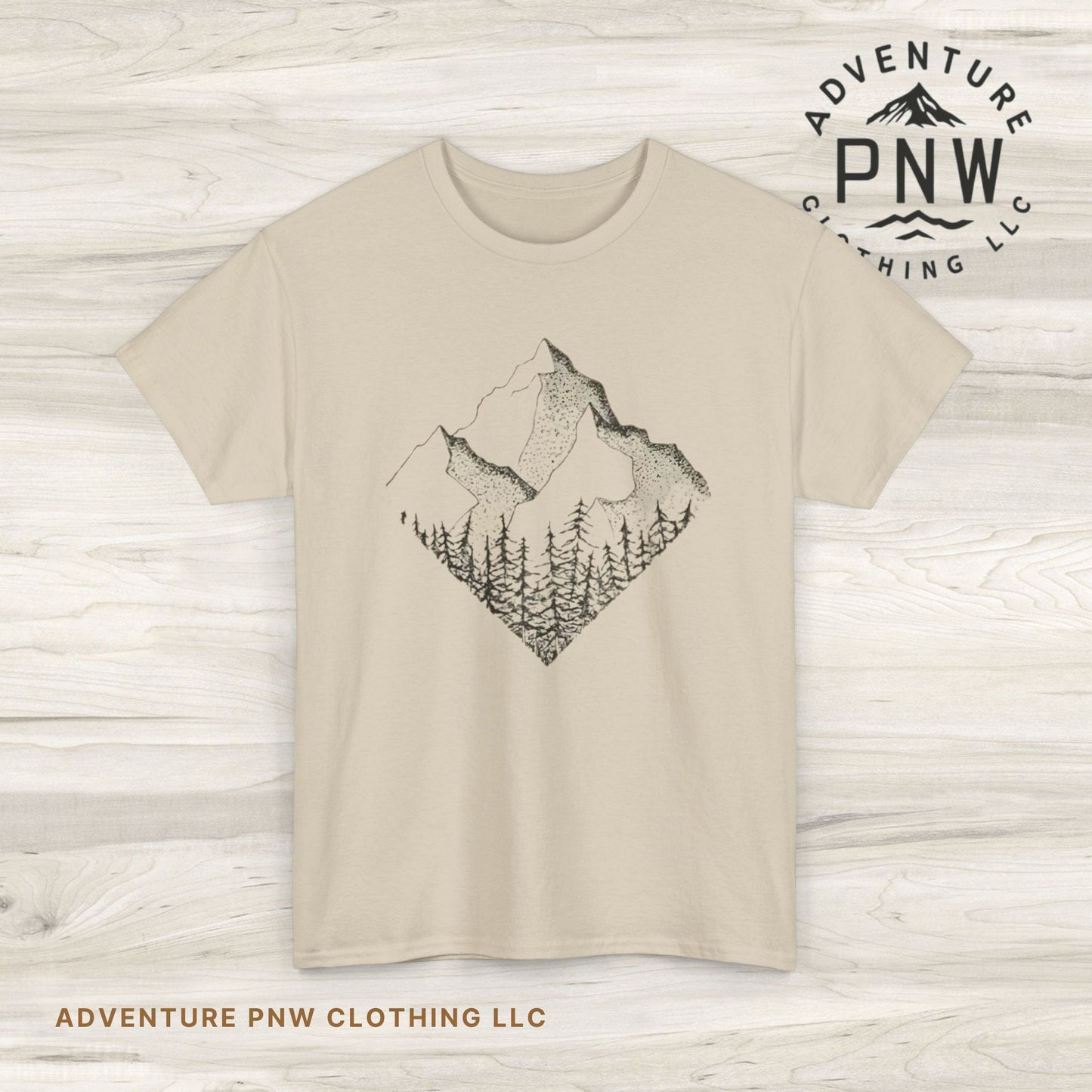Mountain Range Adventure Tee – Hiking & Nature Shirt