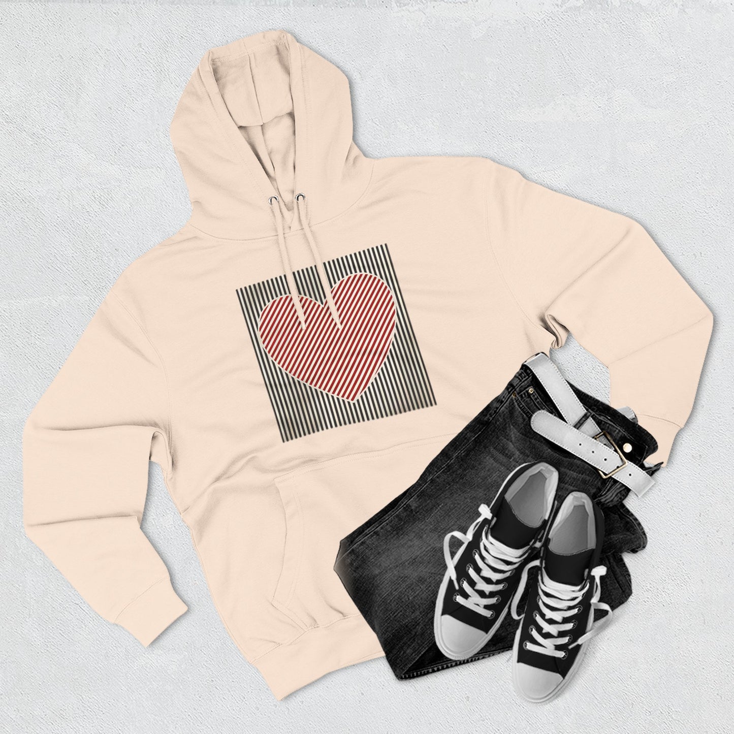 Retro Valentines Heart Hoodie, Cute Love Sweatshirt, Womens Valentines Hoodie, Teacher Mom Heart Hoodie, Vintage Three-Panel Fleece