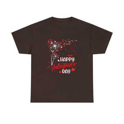 Adventure Dandelion Heart Valentine Tee – Love Gift T-Shirt