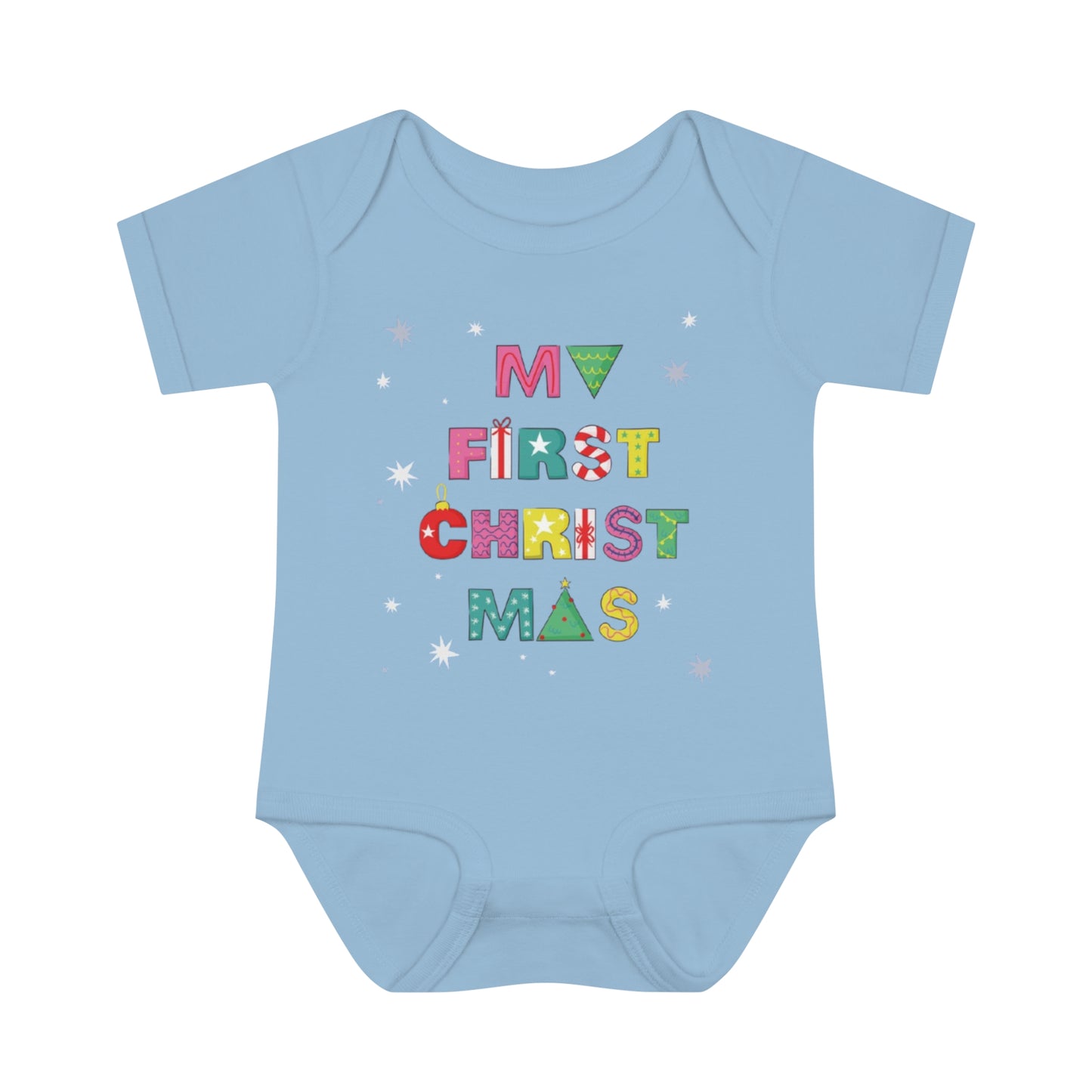 MY FIRST CHRISTMASS |Infant Baby Rib Bodysuit |Christmas Adventure Outfit