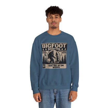 Bigfoot Retro Sweatshirt –Adventure Funny Sasquatch Crewneck