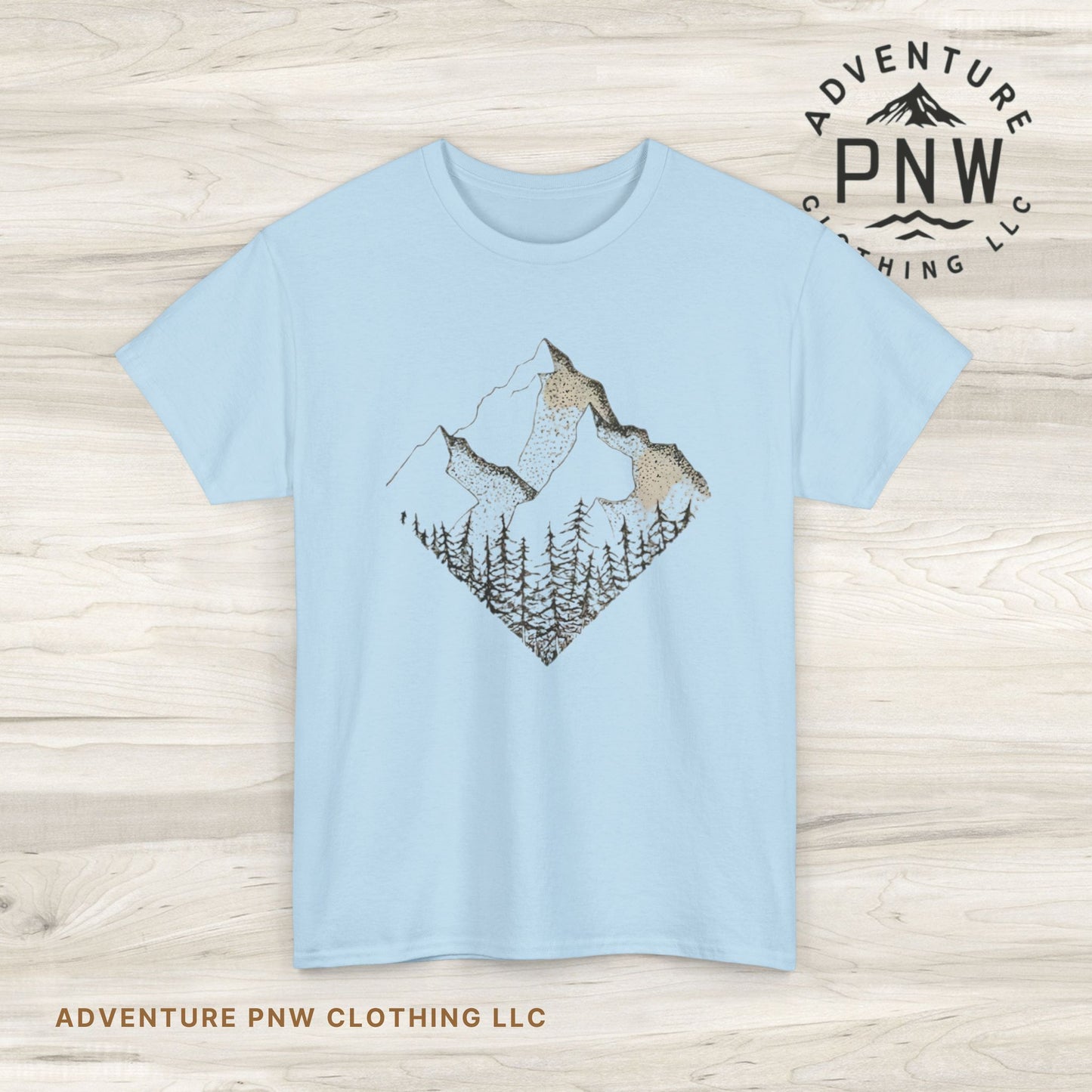 Mountain Range Adventure Tee – Hiking & Nature Shirt