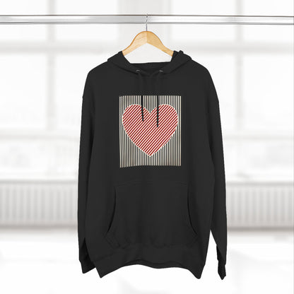 Retro Heart Valentine Hoodie – Cute Adventure Gift for Her