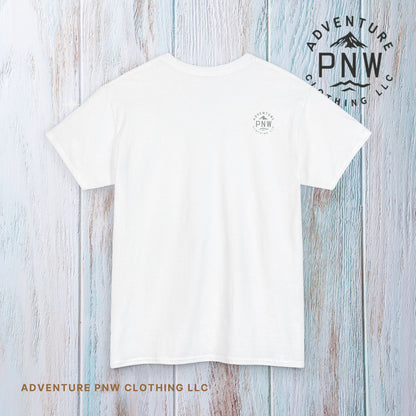 Grow in Love's Light Tree Heart T-Shirt, Outdoors Campers Top, Forest, Nature Lovers Gift, Love Shirt, Valentines day unisex Tshirt