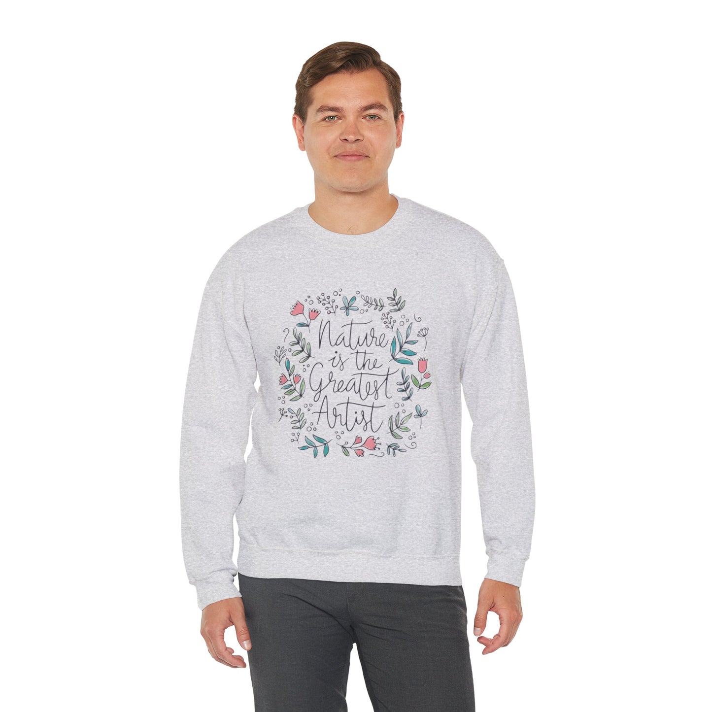Adventure Nature’s Art Sweatshirt – Floral Valentine Gift