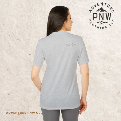 Adidas® Unisex PNW Black Logo Sport T-Shirt | Premium Comfort Athletic Adventure Mountains