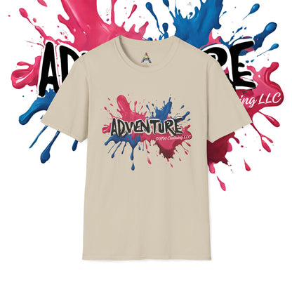 Pink Red Blue Splash Adventure Tee