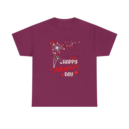 Valentines Day Dandelion Heart Tee, Love Gift T-Shirt, Women Girls Kids Shirt, Unisex T-shirt