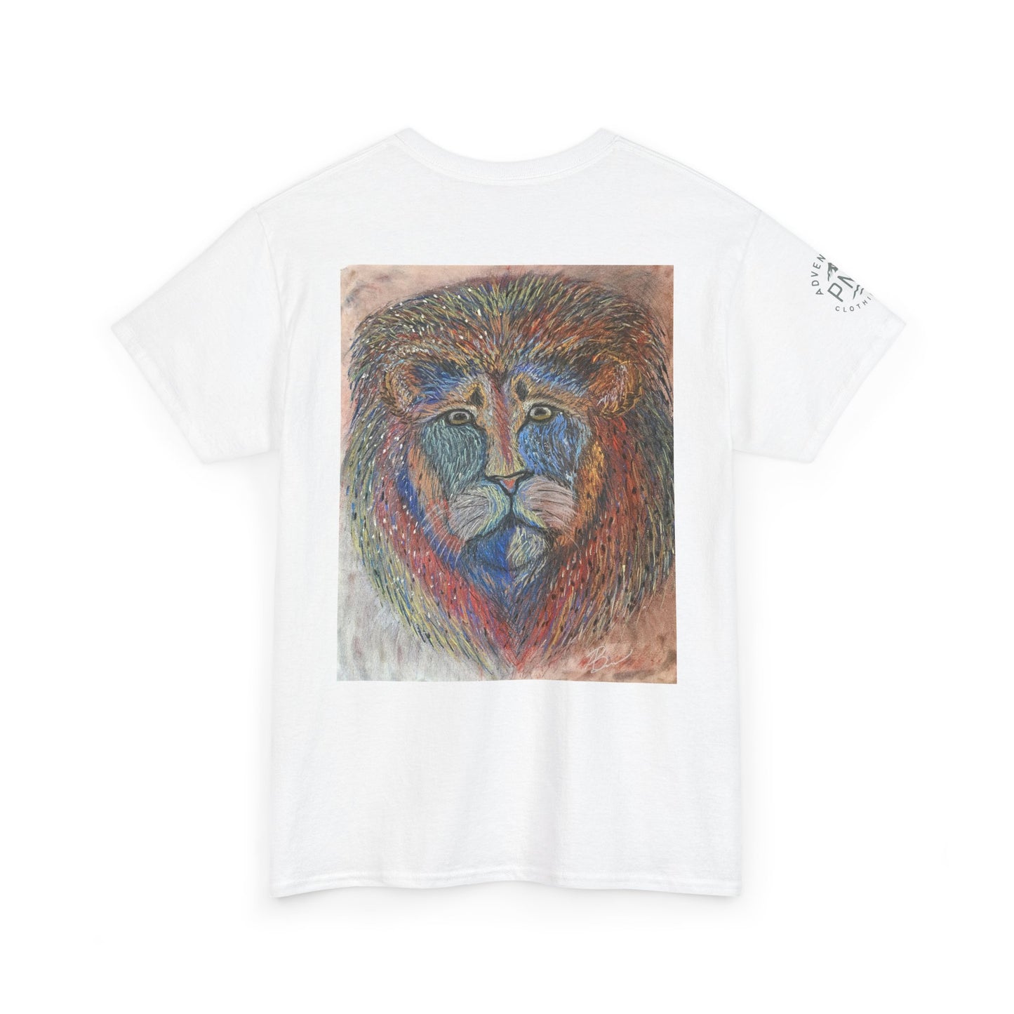 "The lion" - oil pastel