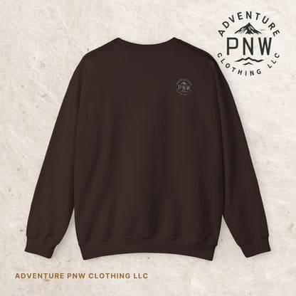 Bigfoot Santa Lights Sweatshirt –Adventure Funny Holiday Pullover