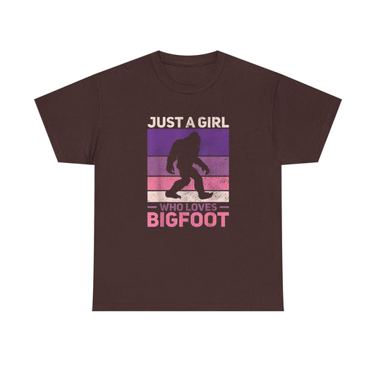 Bigfoot Valentine Shirt, Funny Tee, Unisex Heavy Cotton Tee, Bigfoot Love T-shirt, Valentines Day Gift For Him, Bigfoot Lover Gift,