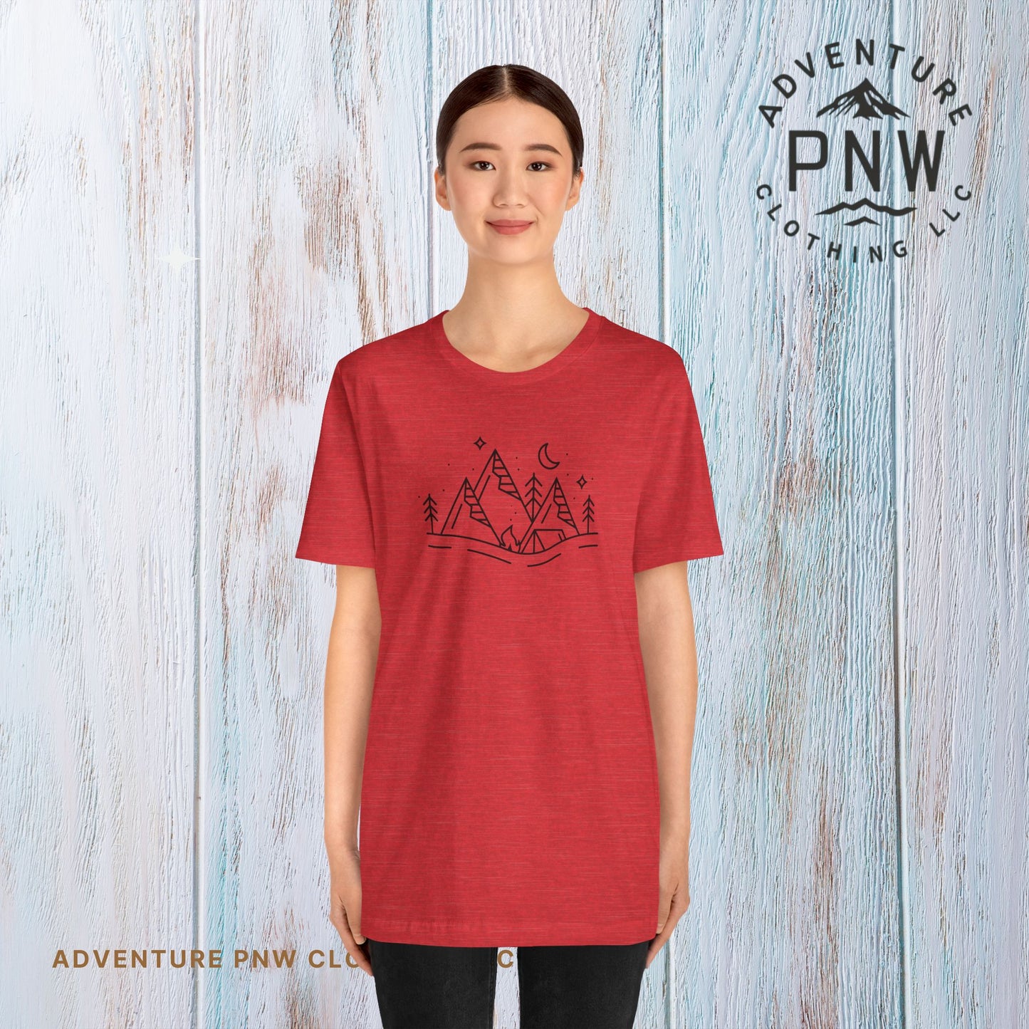 Mountain Adventure PNW T-Shirt Pacific Northwest Inspired Comfort and Style