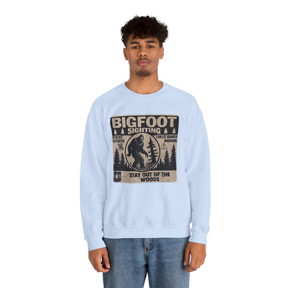 Bigfoot Retro Sweatshirt –Adventure Funny Sasquatch Crewneck