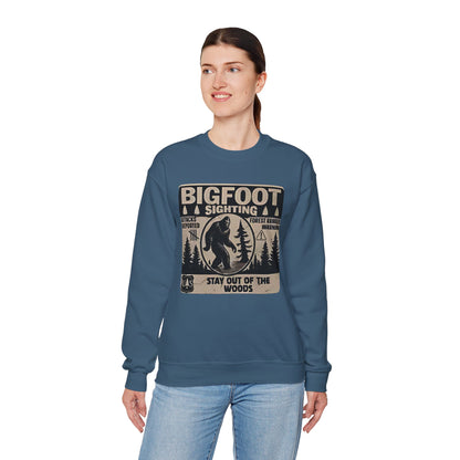 Bigfoot Retro Sweatshirt –Adventure Funny Sasquatch Crewneck