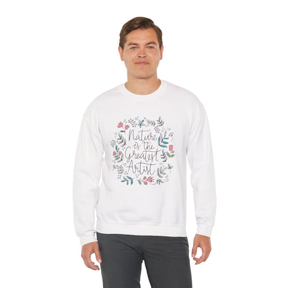 Adventure Nature’s Art Sweatshirt – Floral Valentine Gift