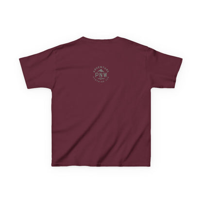 Lets the ADVENTURE Begins with CHRISTMASS Vibes Kids Heavy Cotton™ Tee| Christmas Adventure Outfit