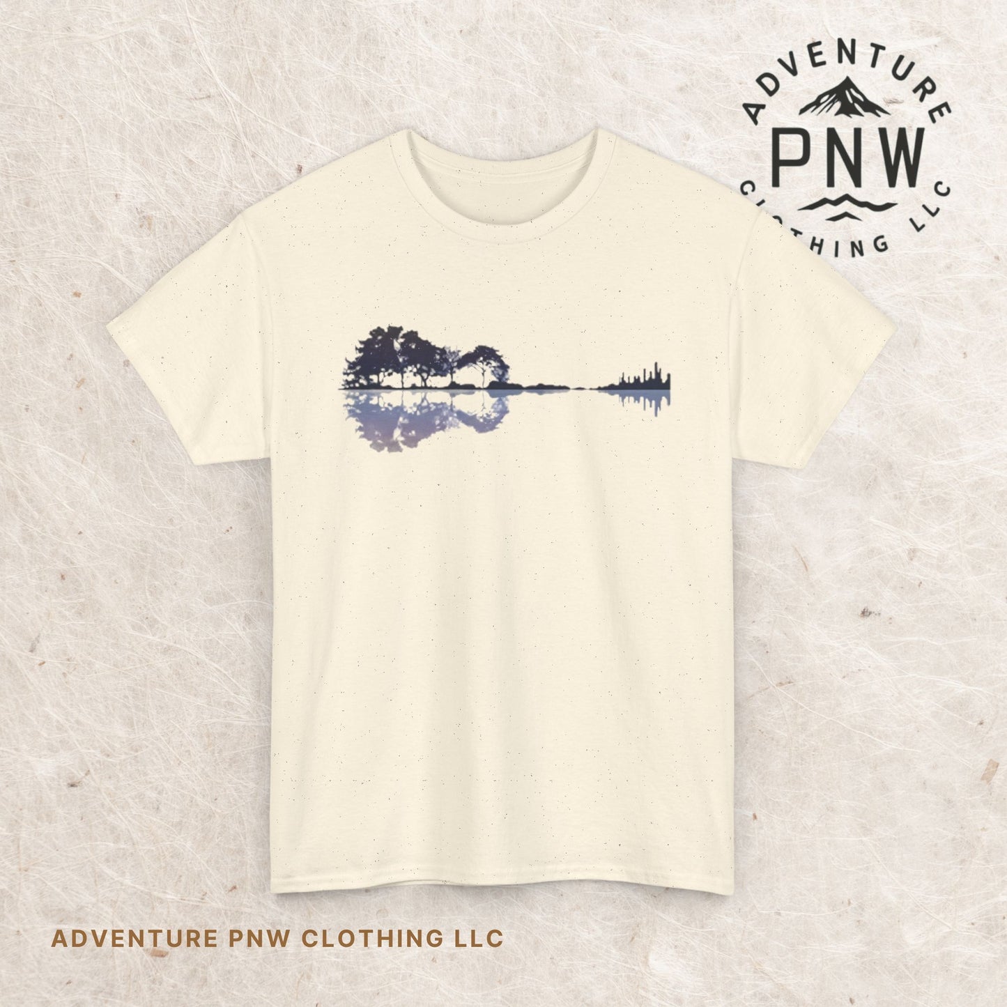 Nature Guitar Tee – Outdoors Adventure Shirt
