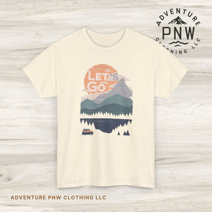 Mountain Graphic Tee – Glamping & Nature Adventure