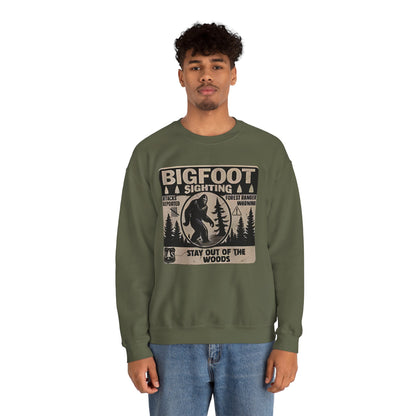 Bigfoot Retro Sweatshirt –Adventure Funny Sasquatch Crewneck