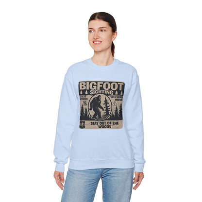 Bigfoot Retro Sweatshirt –Adventure Funny Sasquatch Crewneck
