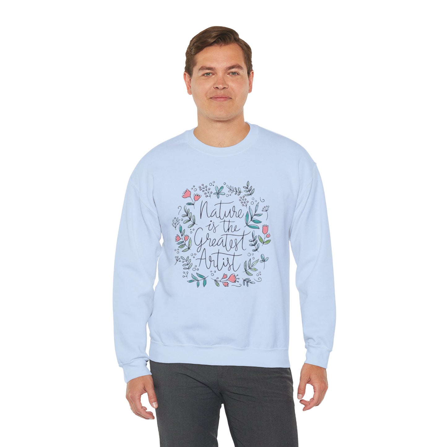 Adventure Nature’s Art Sweatshirt – Floral Valentine Gift