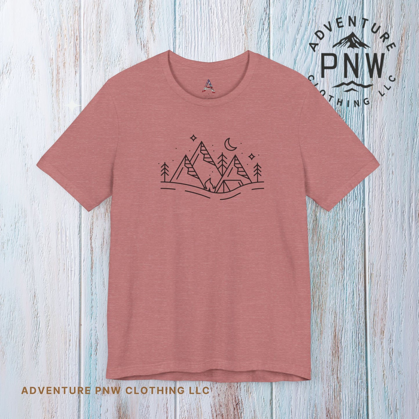 Mountain Adventure PNW T-Shirt Pacific Northwest Inspired Comfort and Style