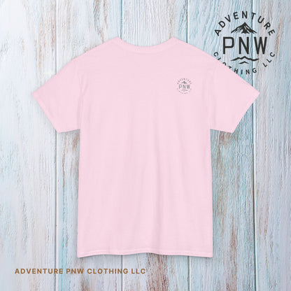 Grow in Love's Light Tree Heart T-Shirt, Outdoors Campers Top, Forest, Nature Lovers Gift, Love Shirt, Valentines day unisex Tshirt