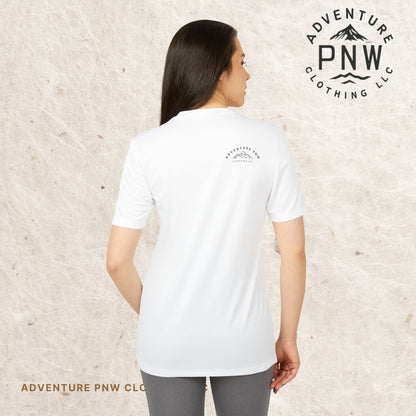 Adidas® Unisex PNW Black Logo Sport T-Shirt | Premium Comfort Athletic Adventure Mountains