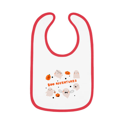 Halloween Baby Bib – Boo Adventures Ghosts & Pumpkins