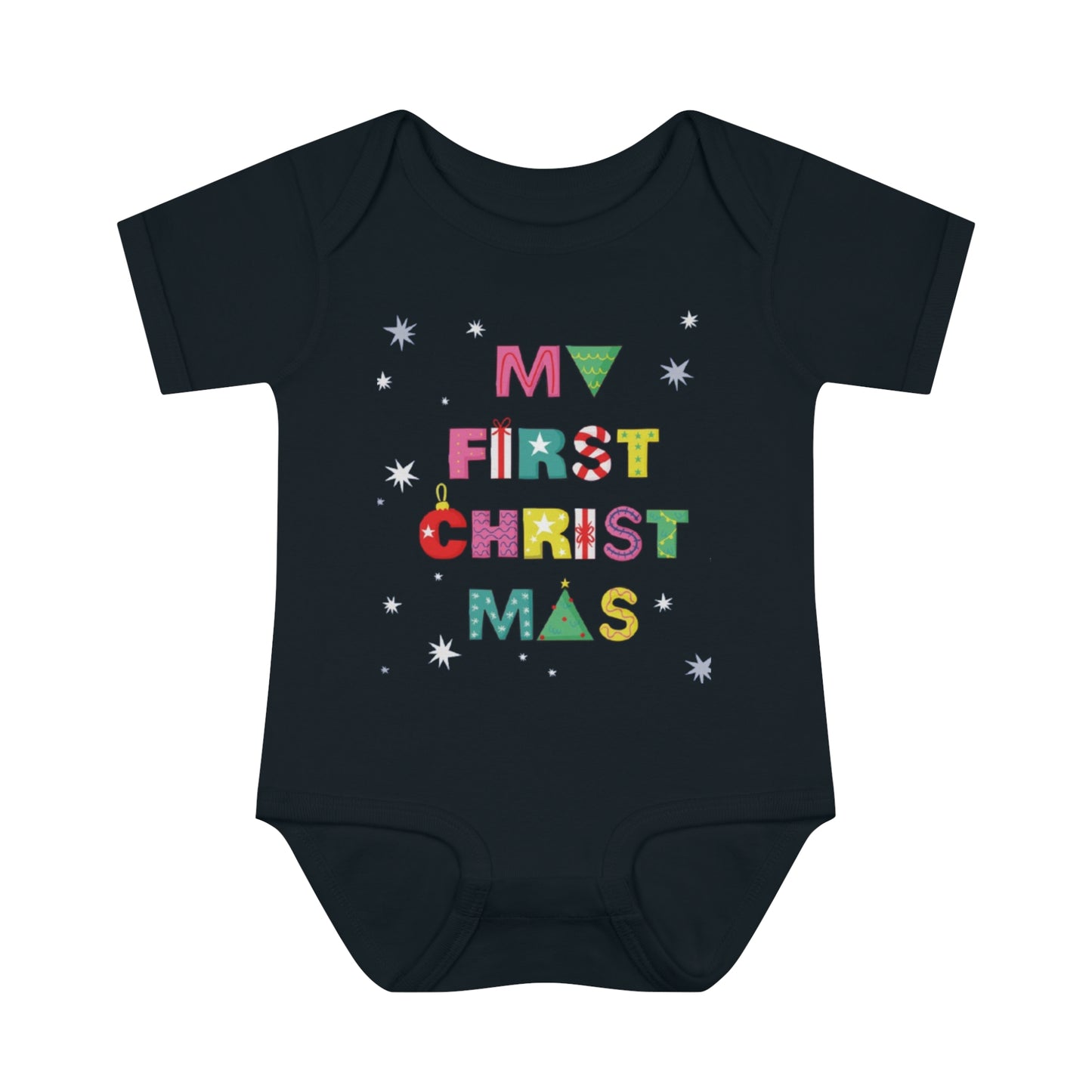 MY FIRST CHRISTMASS |Infant Baby Rib Bodysuit |Christmas Adventure Outfit