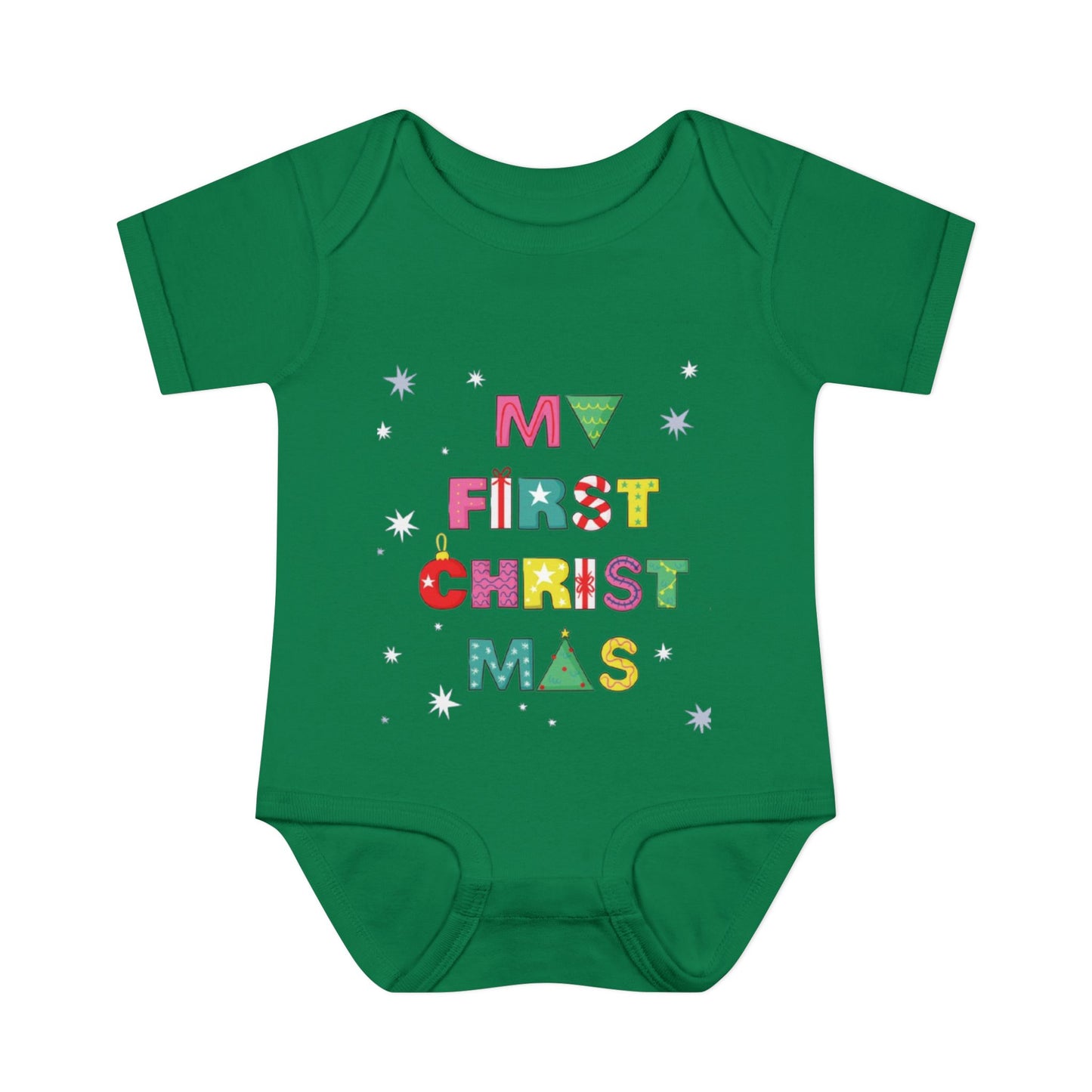 My First Christmas Baby Bodysuit –Adventure Festive Outfit