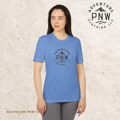 Adidas® Unisex PNW Black Logo Sport T-Shirt | Premium Comfort Athletic Adventure Mountains