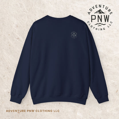 Bigfoot Santa Lights Sweatshirt –Adventure Funny Holiday Pullover