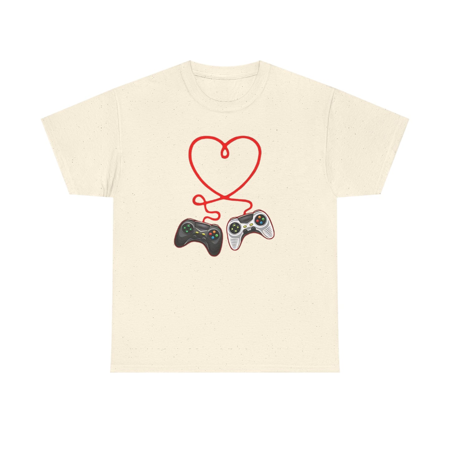 Video Gamer Valentines Day T-Shirt, Gamer Heart Tee, Valentines Gift for Him or Her, Unisex Gaming Shirt, Controller Love  Unisex Shirt