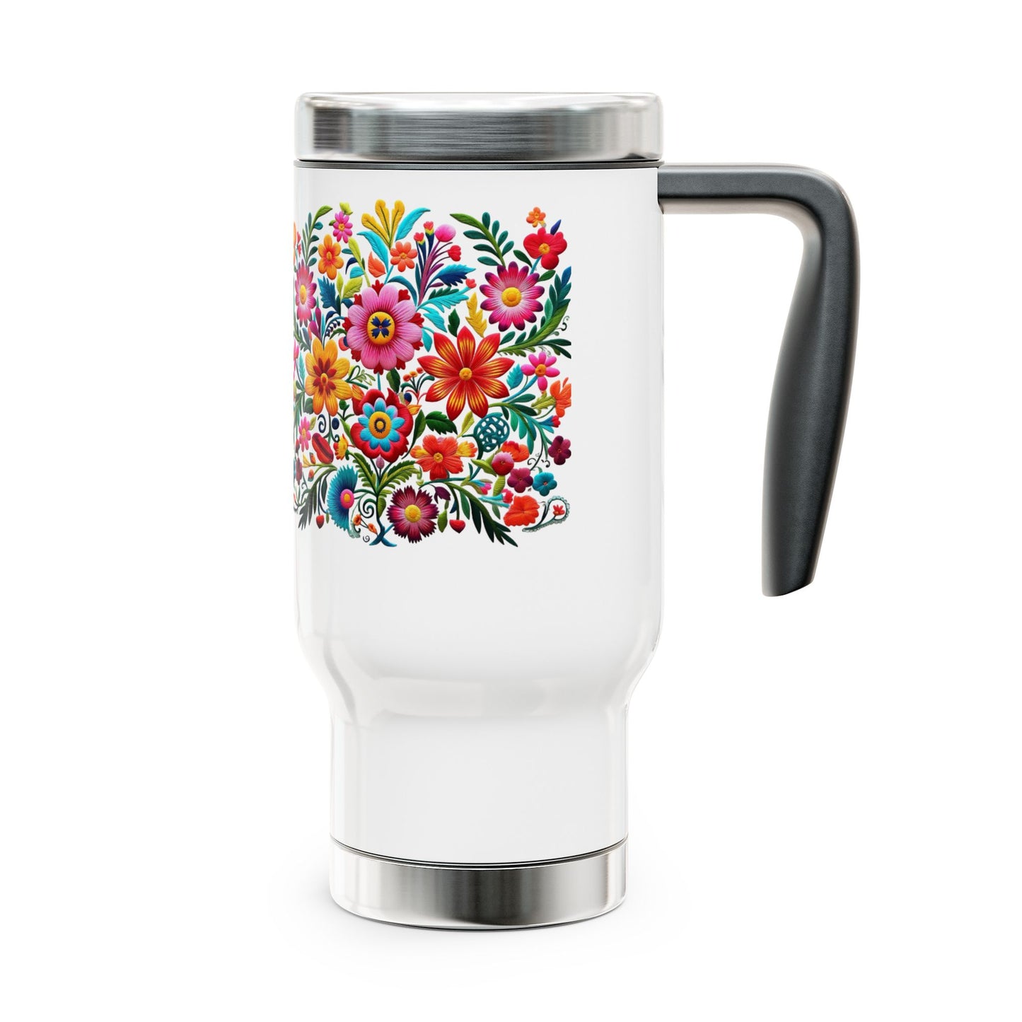 Adventure Floral Travel Mug