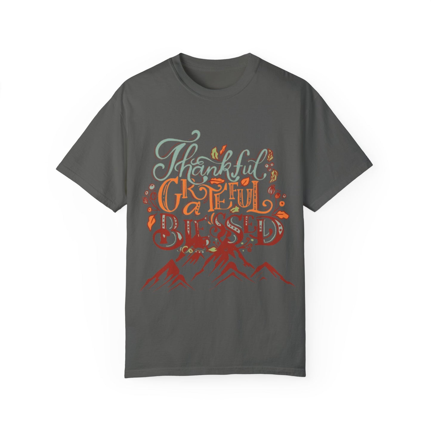 Thanksgiving Adventure Tee | Thankful Grateful Blessed Comfort |Unisex Garment-Dyed T-shirt description | Unisex Garment-Dyed T-shirt