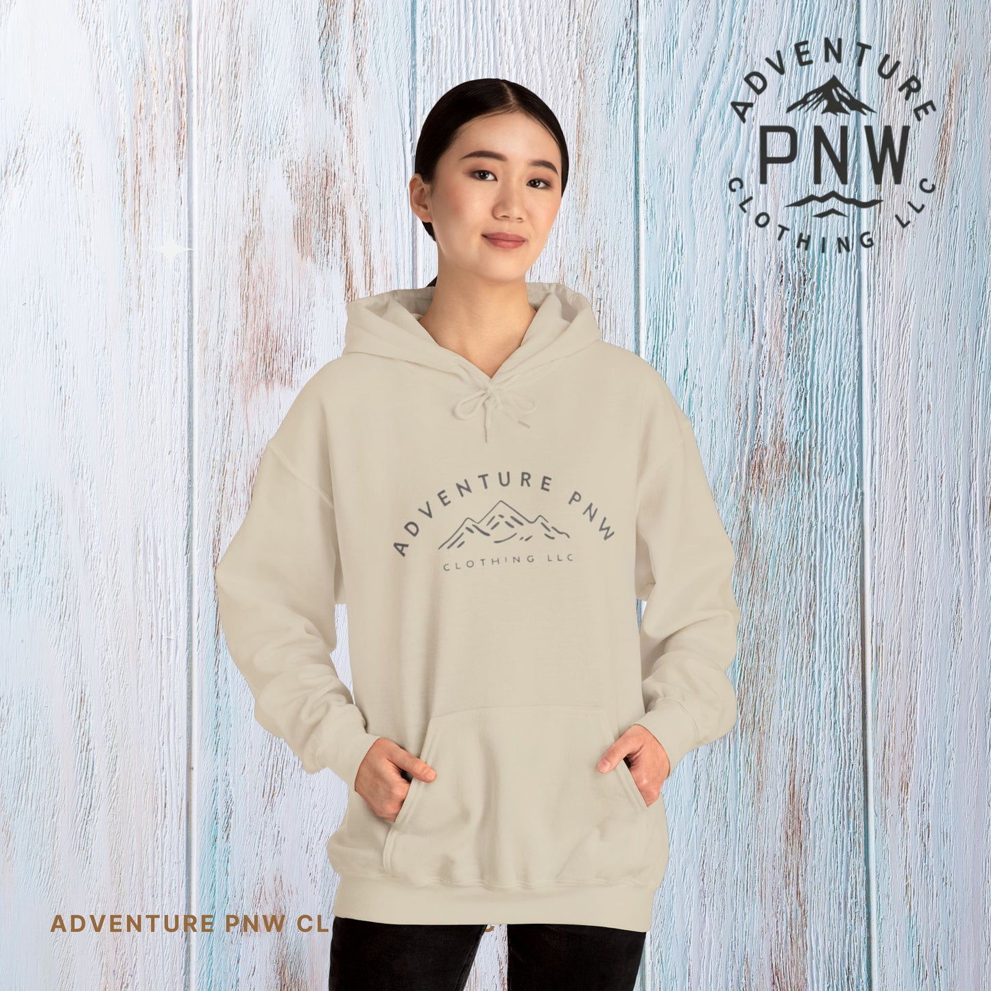 Original Adventure PNW Hoodie Design | Stylish Comfort for Outdoor Fun Adventure Mountains