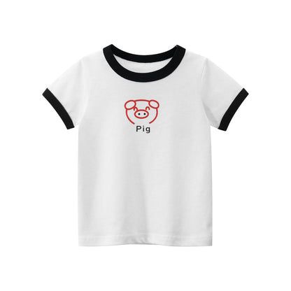 Girls' Short-sleeved T-shirt Children's Clothing