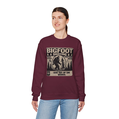 Bigfoot Retro Sweatshirt –Adventure Funny Sasquatch Crewneck